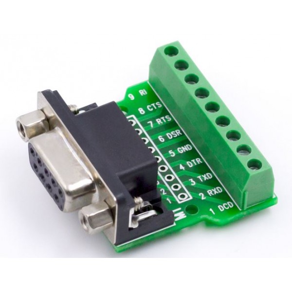 DB9 female connection header RS232 + RS485 Converter - 9 pin
