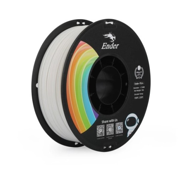 Creality Ender PLA+ Filament - White 1Kg, 1.75mm