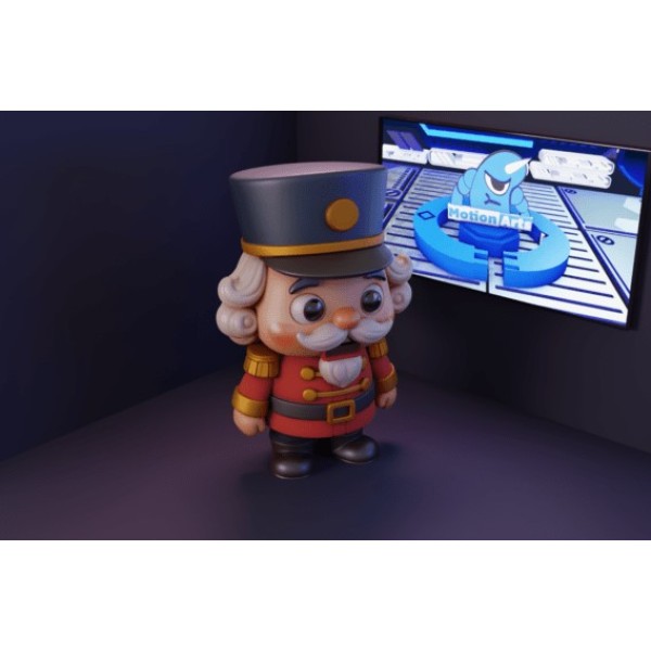 Cartoon Nutcracker 3D Print Design File