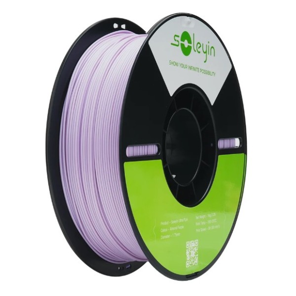 Soleyin Ultra PLA Filament - Macaron Purple 1Kg, 1.75mm
