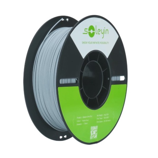 Soleyin Ultra PLA Filament - Matte Grey 1Kg, 1.75mm