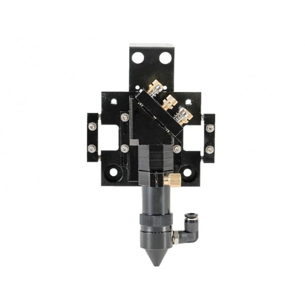 CO2 Laser Head Focus with Outer Slide + Air Assist Nozzle