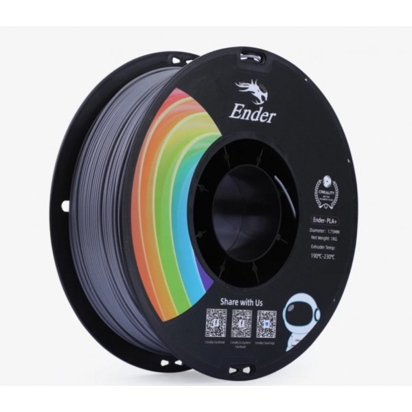 Creality Ender PLA+ Filament - Grey 1Kg, 1.75mm