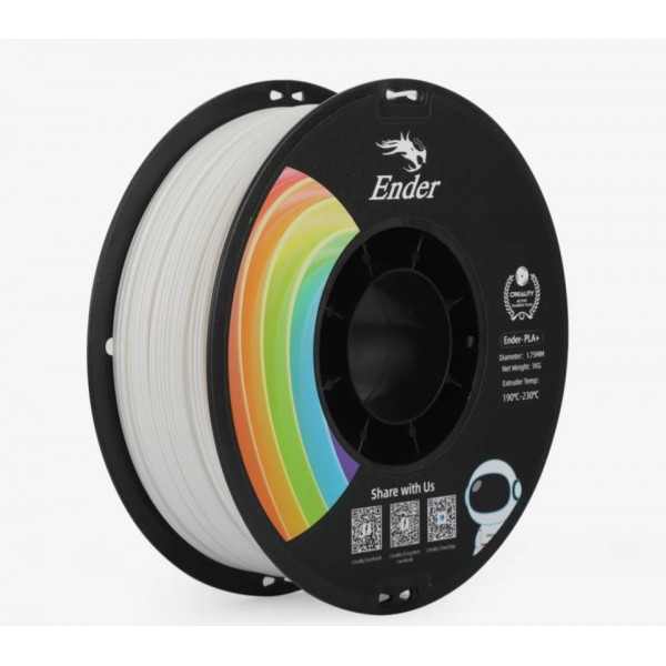 Creality Ender PLA+ Filament - White 1Kg, 1.75mm