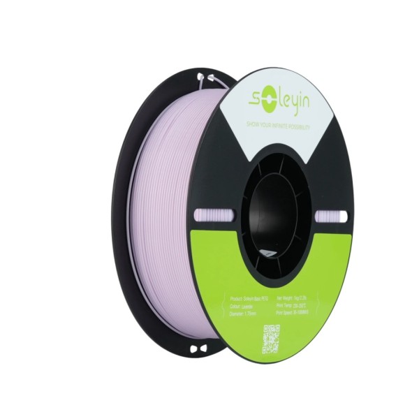 Soleyin Basic PETG Filament - Lavender 1Kg, 1.75mm