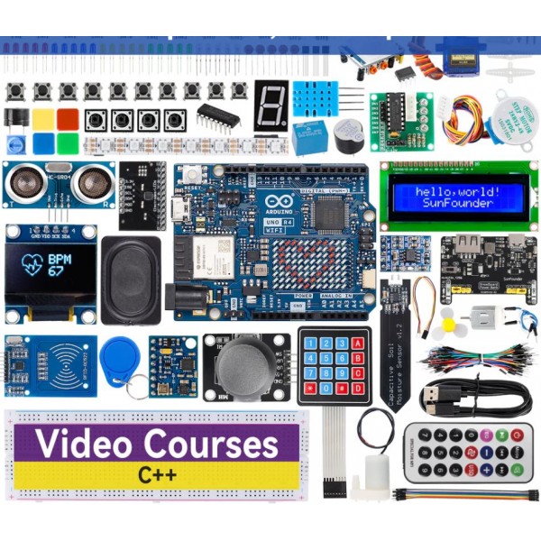 SunFounder Elite Explorer Kit with Original Arduino Uno R4
