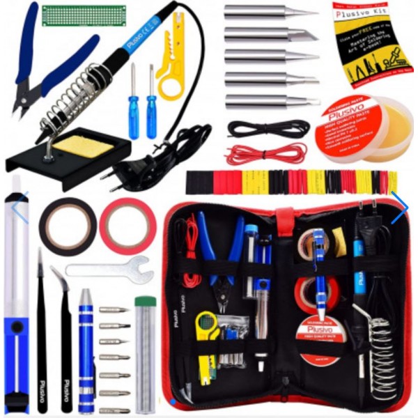 Plusivo Soldering Kit with Diagonal wire cutter